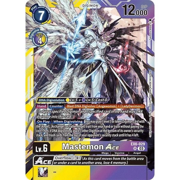 Image for Mastemon ACE (EX6-029 SR) (EX06) - Digimon Card Game