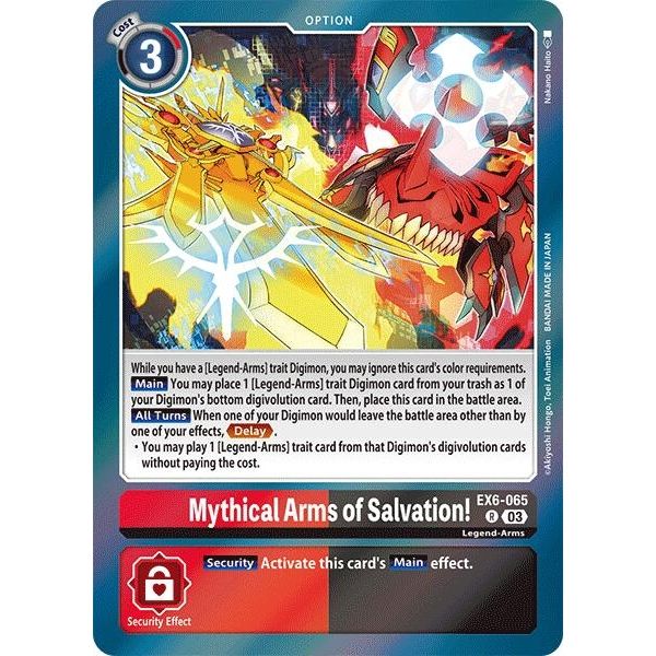 Image for Mythical Arms of Salvation! (EX6-065 R) (EX06) - Digimon Card Game