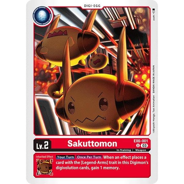 Image for Sakuttomon (EX6-001 U) (EX06) - Digimon Card Game