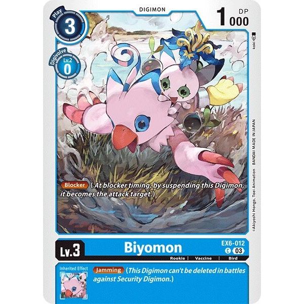 Image for Biyomon (EX6-012 C) (EX06) - Digimon Card Game