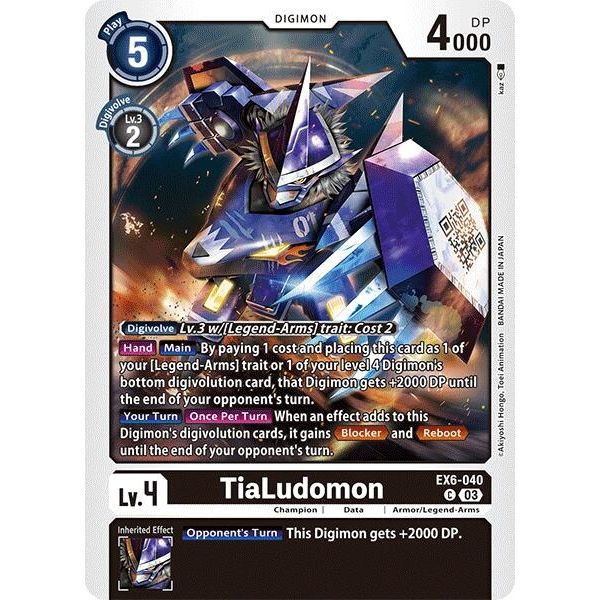 Image for TiaLudomon (EX6-040 C) (EX06) - Digimon Card Game