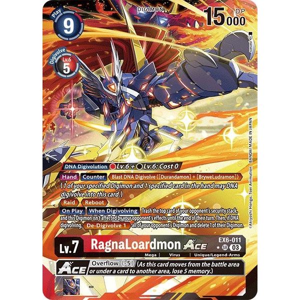 Image for RagnaLoardmon ACE (Alternate Art) (EX6-011 SR) (EX06) - Digimon Card Game