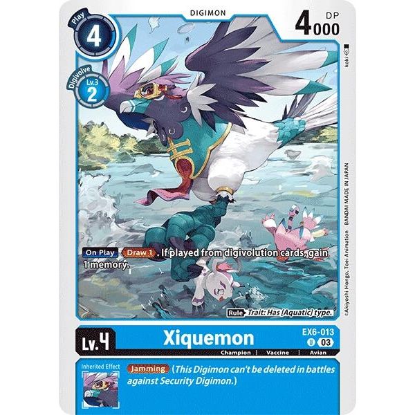 Image for Xiquemon (EX6-013 U) (EX06) - Digimon Card Game