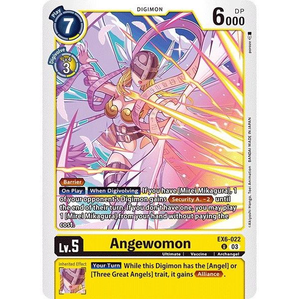 Image for Angewomon (EX6-022 U) (EX06) - Digimon Card Game