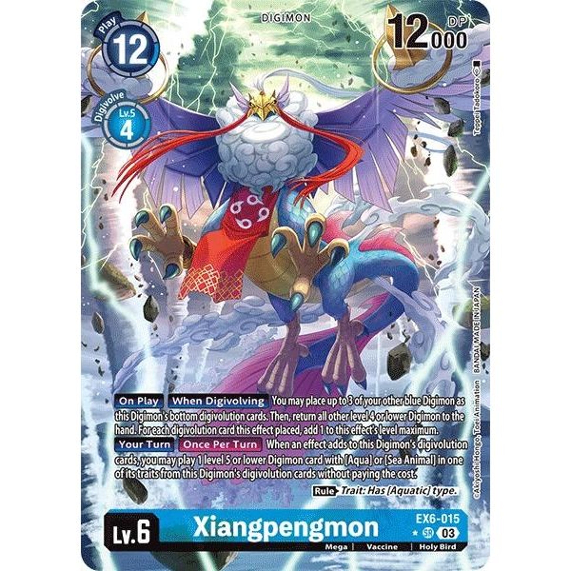 Image for Xiangpengmon (Alternate Art) (EX6-015 SR) (EX06) - Digimon Card Game