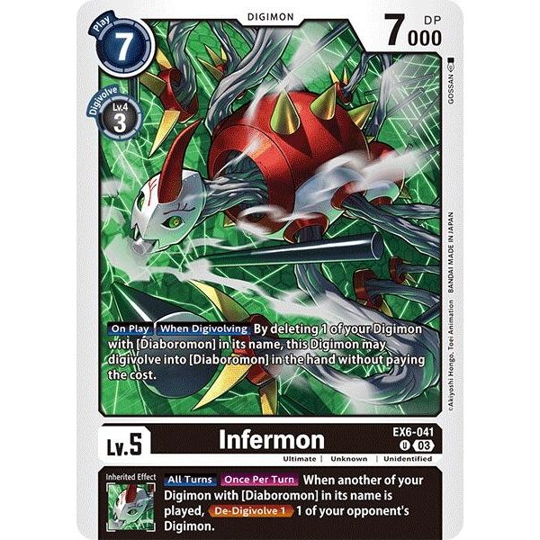 Image for Infermon (EX6-041 U) (EX06) - Digimon Card Game