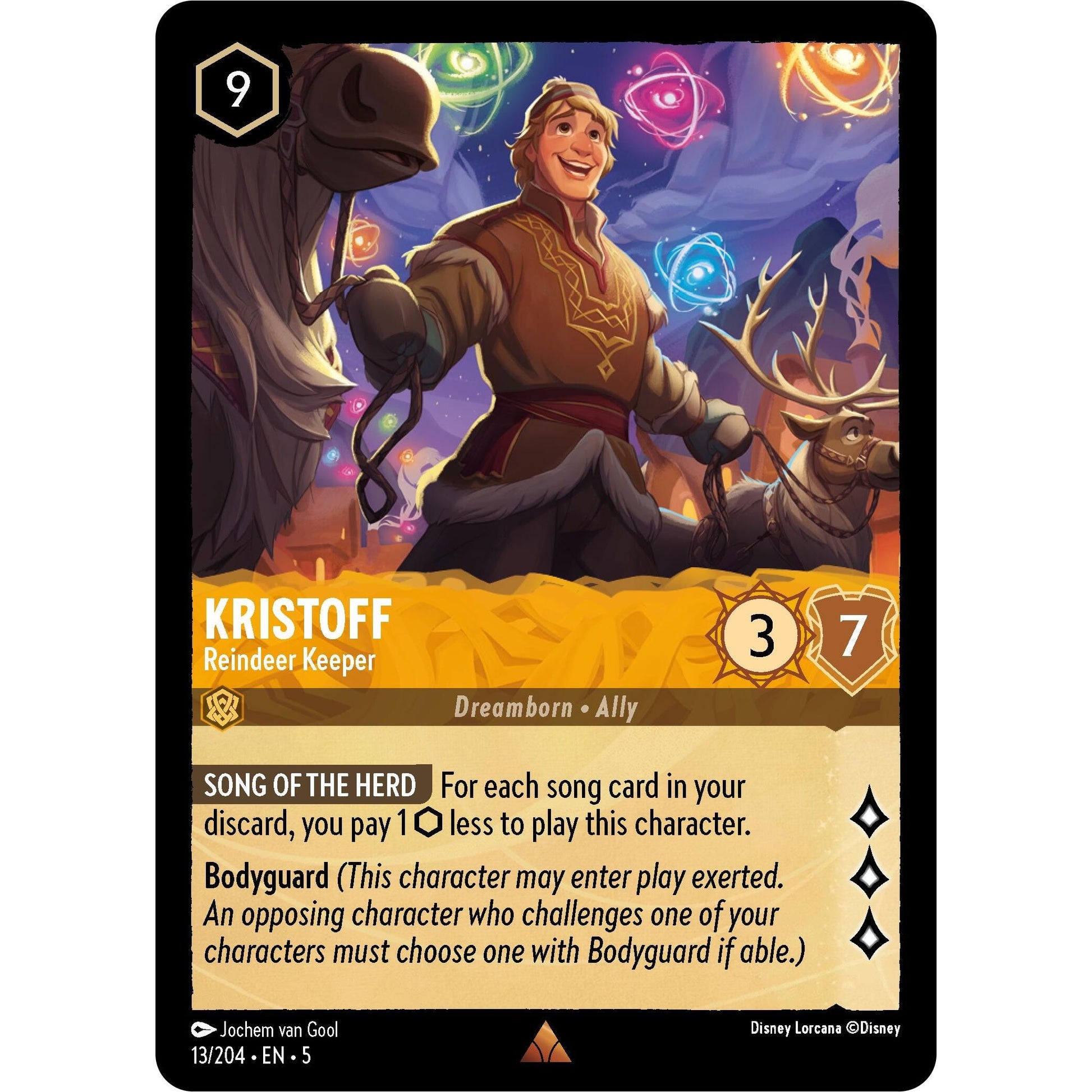 Image for Kristoff - Reindeer Keeper (13/204) (5) - Disney Lorcana
