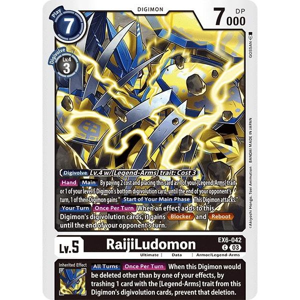 Image for RaijiLudomon (EX6-042 C) (EX06) - Digimon Card Game