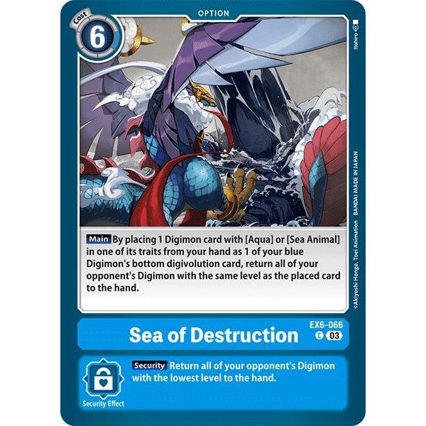 Image for Sea of Destruction (EX6-066 C) (EX06) - Digimon Card Game