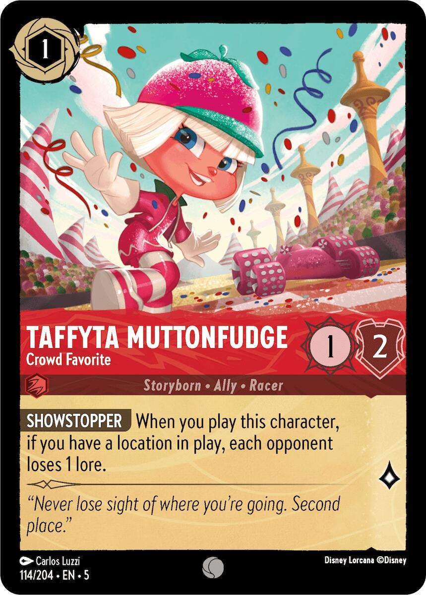 Image for Taffyta Muttonfudge - Crowd Favorite (114/204) (5) - Disney Lorcana
