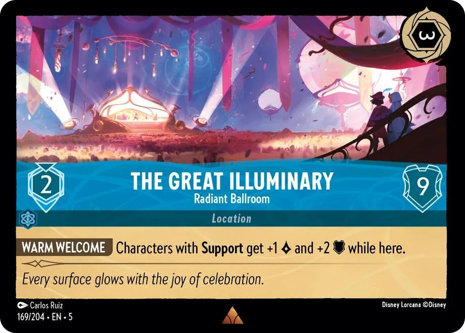 Image for The Great Illuminary - Radiant Ballroom (169/204) (5) - Disney Lorcana
