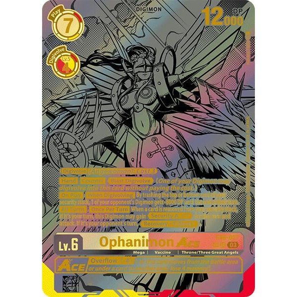 Image for Ophanimon ACE (Textured) (EX6-027 SR) (EX06) - Digimon Card Game