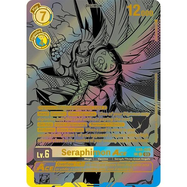 Image for Seraphimon ACE (Textured) (EX6-028 R) (EX06) - Digimon Card Game