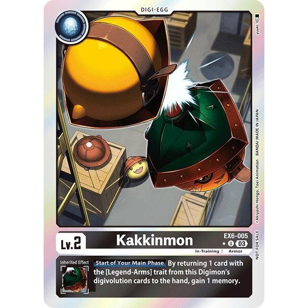Image for Kakkinmon (Box Promotion Pack: Infernal Ascension) (EX6-005 U) (EX06) - Digimon Card Game