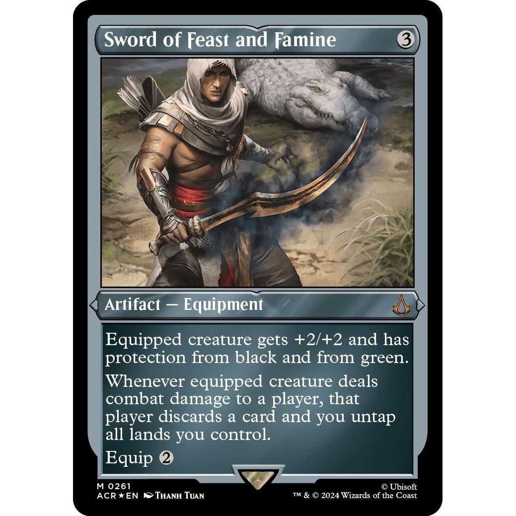 Image for Sword of Feast and Famine (Foil Etched) (261) (ACR) - Magic: The Gathering