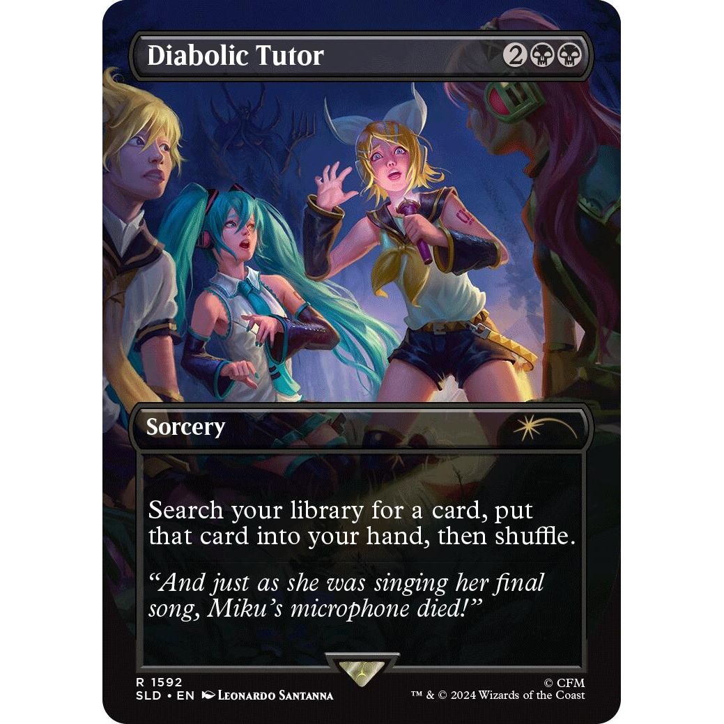 Image for Diabolic Tutor (1592) (1592) (SLD) - Magic: The Gathering