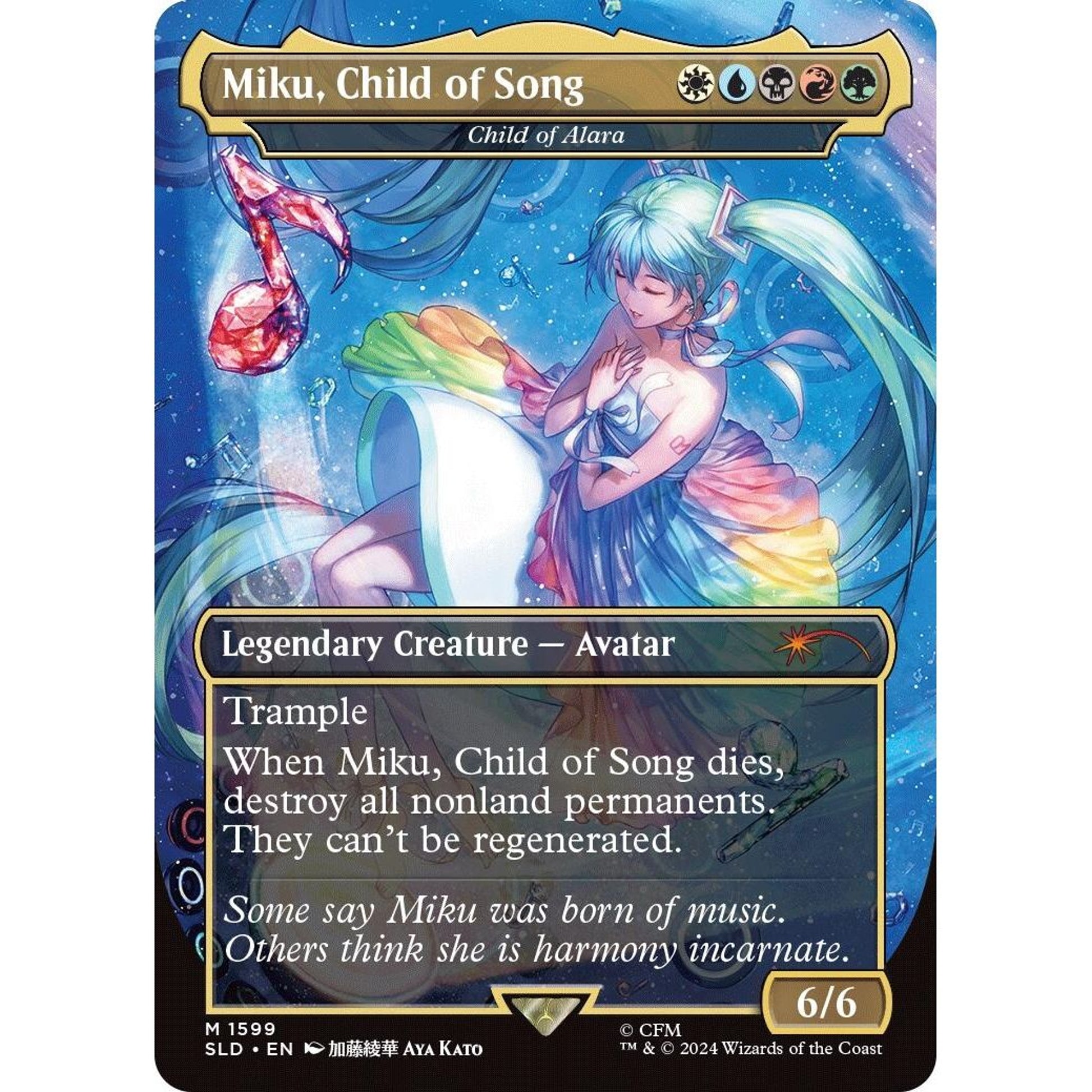 Image for Miku, Child of Song - Child of Alara (1599) (SLD) - Magic: The Gathering