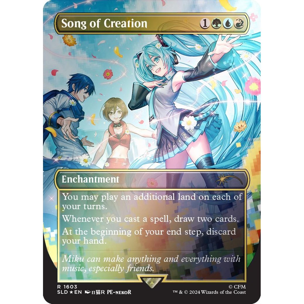 Image for Song of Creation (Rainbow Foil) (1603) (SLD) - Magic: The Gathering
