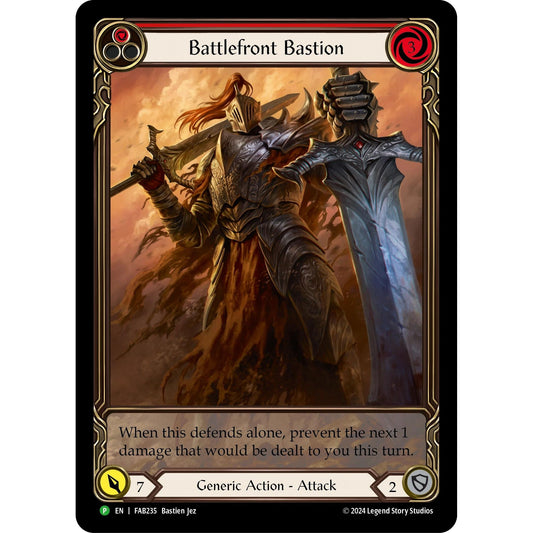 Image for Battlefront Bastion (Red) - FAB235 (FAB235) (PR) - Flesh and Blood TCG