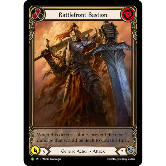 Image for Battlefront Bastion (Yellow) - FAB236 (FAB236) (PR) - Flesh and Blood TCG