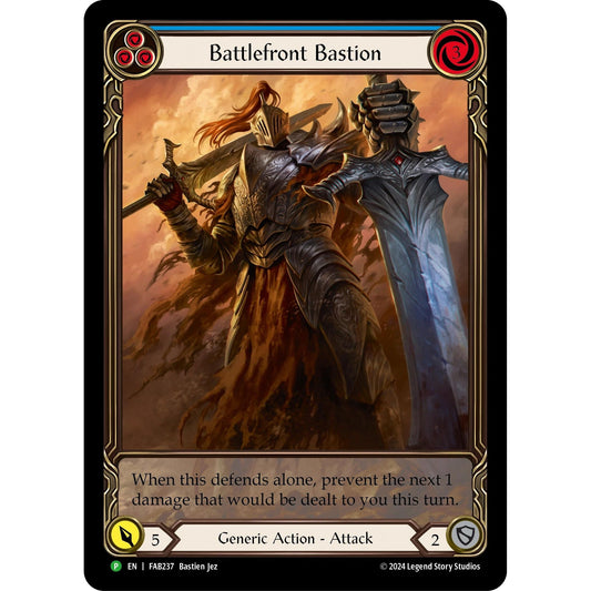 Image for Battlefront Bastion (Blue) - FAB237 (FAB237) (PR) - Flesh and Blood TCG