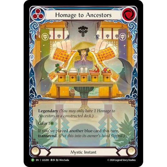 Image for Homage to Ancestors // Inner Chi - LGS283 (LGS283) (PR) - Flesh and Blood TCG