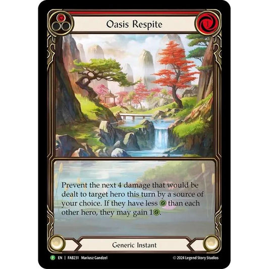 Image for Oasis Respite (Red) - FAB231 (FAB231) (PR) - Flesh and Blood TCG