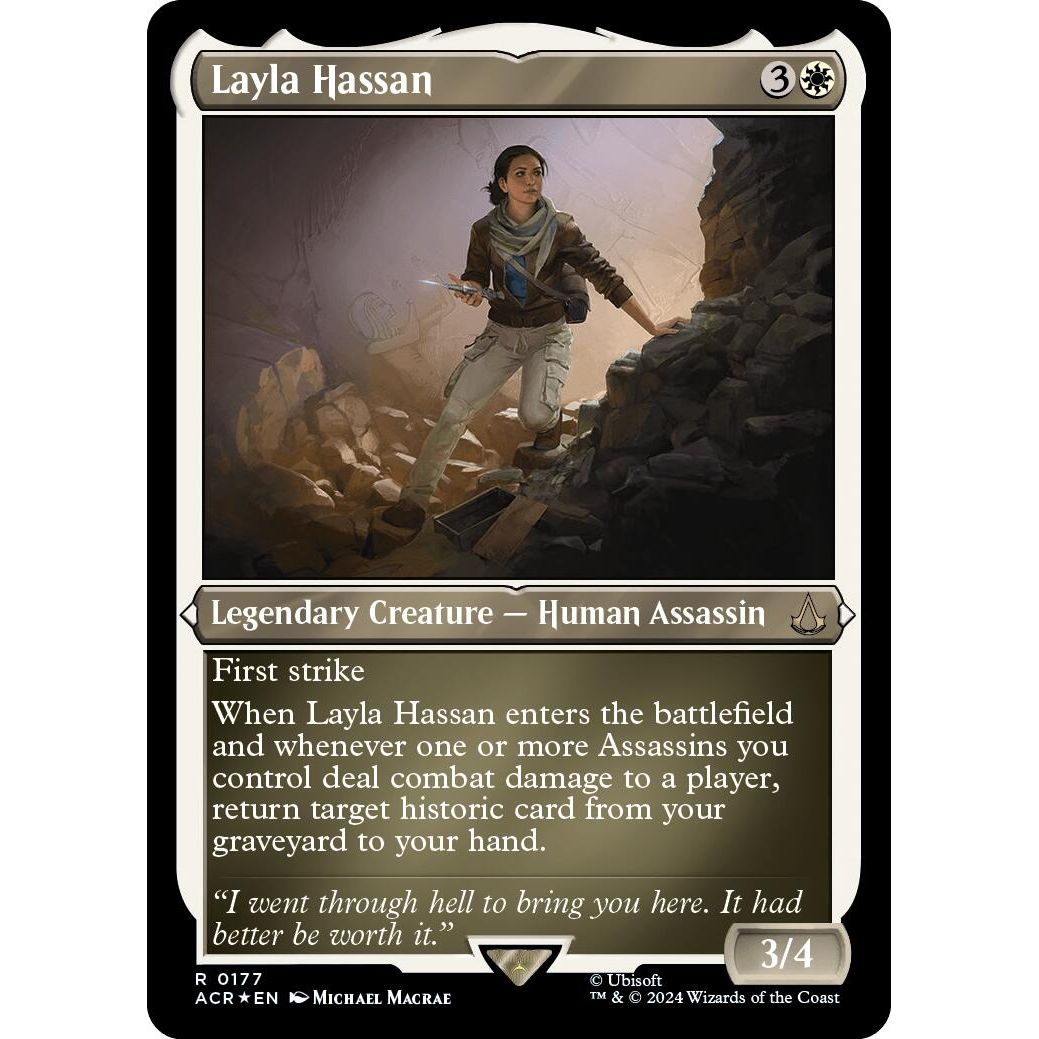 Image for Layla Hassan (Foil Etched) (177) (ACR) - Magic: The Gathering
