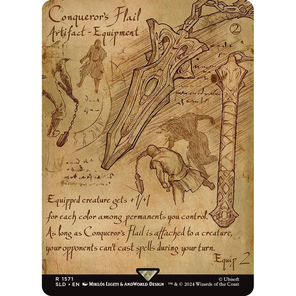 Image for Conqueror's Flail (1571) (SLD) - Magic: The Gathering