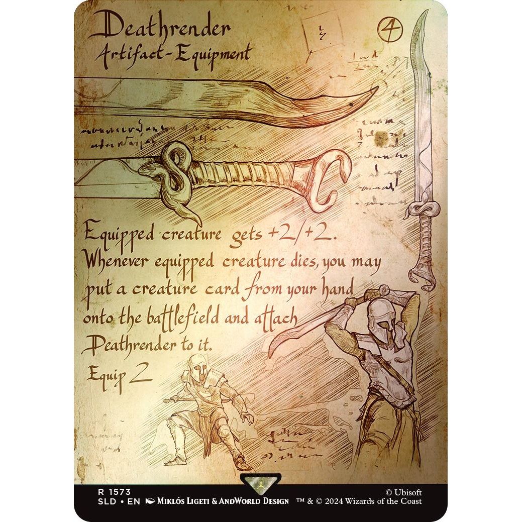 Image for Deathrender (Rainbow Foil) (1573) (SLD) - Magic: The Gathering