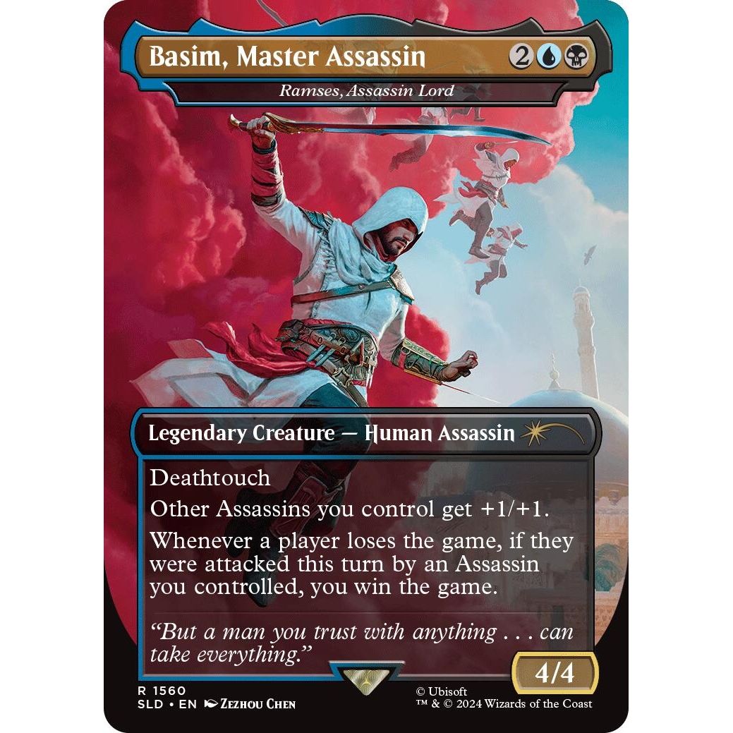 Image for Basim, Master Assassin - Ramses, Assassin Lord (1560) (SLD) - Magic: The Gathering