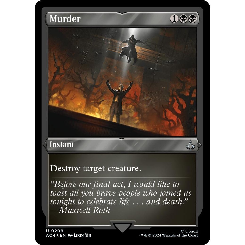 Image for Murder (Foil Etched) (208) (ACR) - Magic: The Gathering