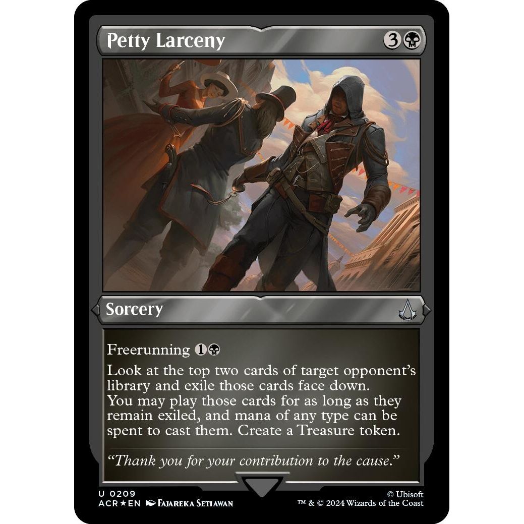 Image for Petty Larceny (Foil Etched) (209) (ACR) - Magic: The Gathering