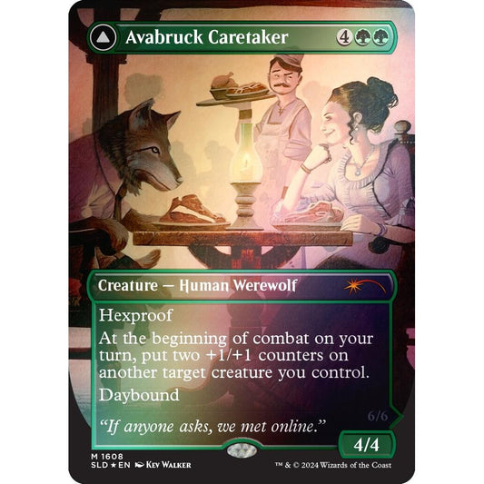 Image for Avabruck Caretaker (Rainbow Foil) (1608) (SLD) - Magic: The Gathering