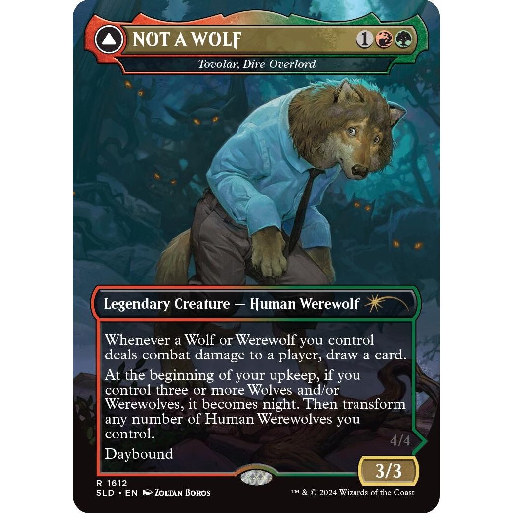 Image for NOT A WOLF - Tovolar, Dire Overlord (1612) (SLD) - Magic: The Gathering