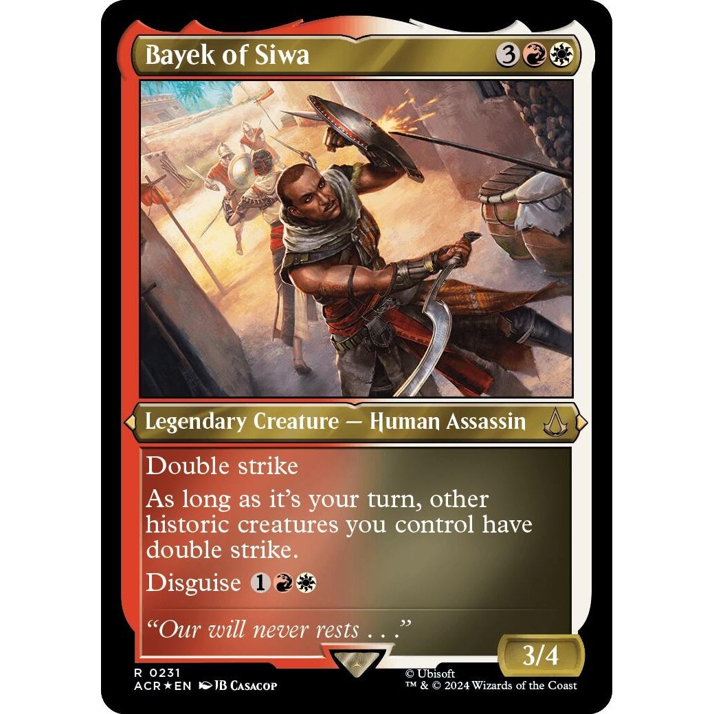 Image for Bayek of Siwa (Foil Etched) (231) (ACR) - Magic: The Gathering