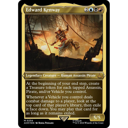 Image for Edward Kenway (Foil Etched) (234) (ACR) - Magic: The Gathering
