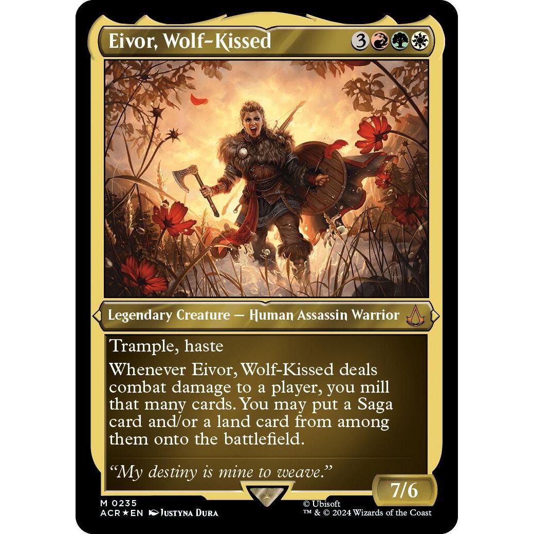 Image for Eivor, Wolf-Kissed (Foil Etched) (235) (ACR) - Magic: The Gathering
