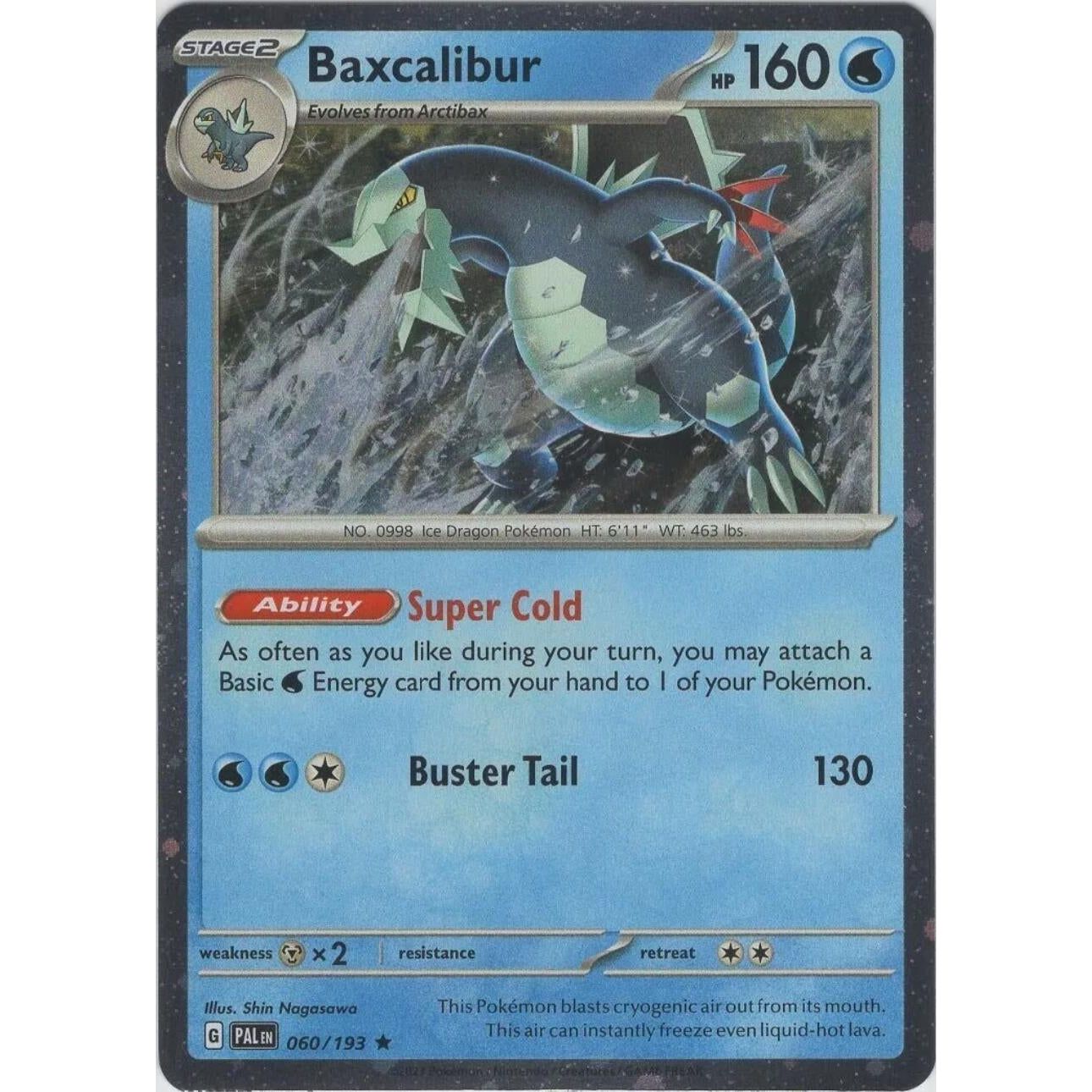Image for Baxcalibur - 060/193 (Cosmos Holo) (060/193) (BLE) - Pokemon