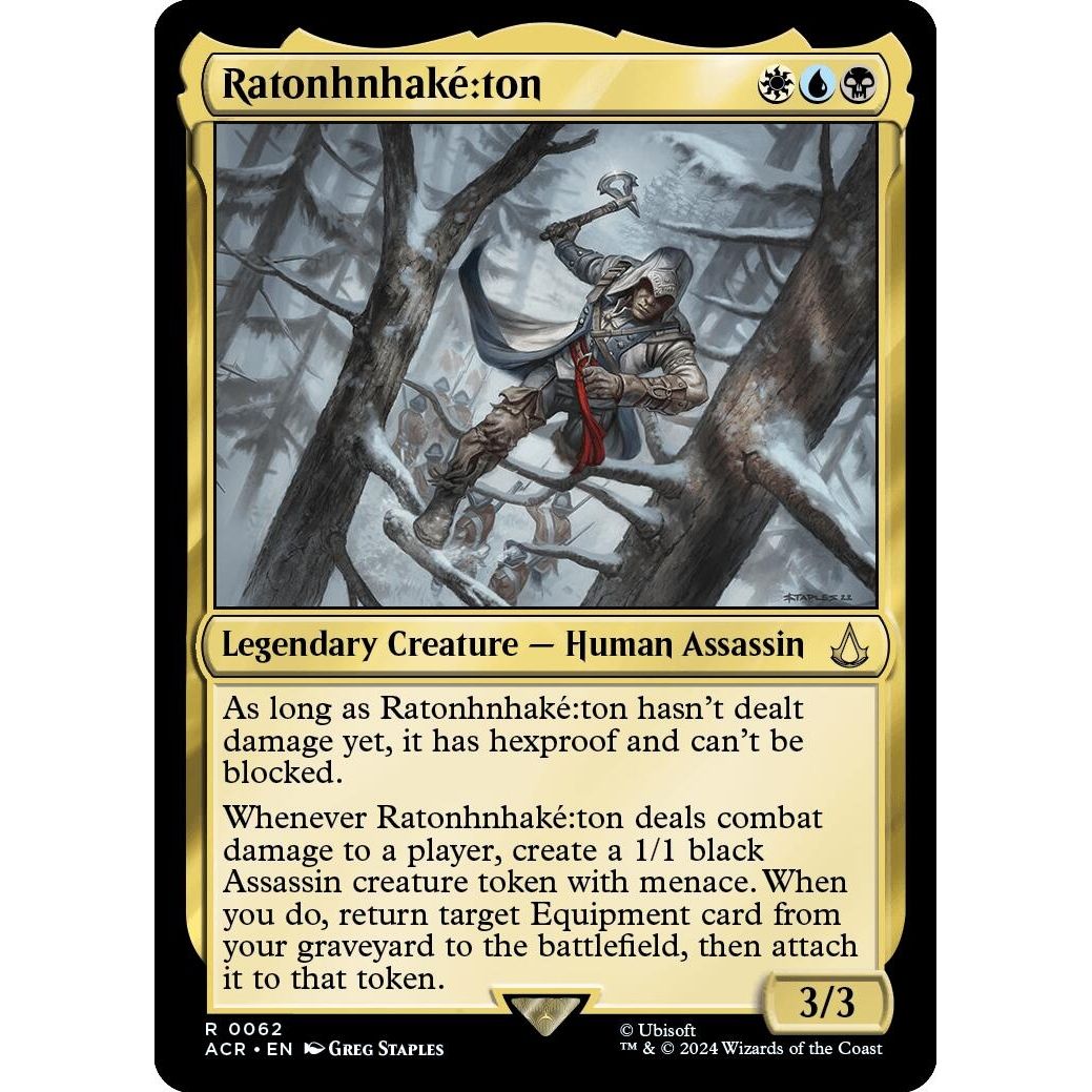 Image for Ratonhnhake:ton (62) (ACR) - Magic: The Gathering