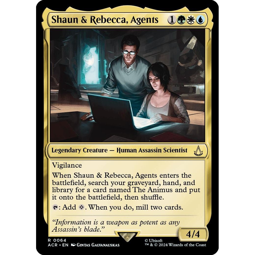 Image for Shaun & Rebecca, Agents (64) (ACR) - Magic: The Gathering