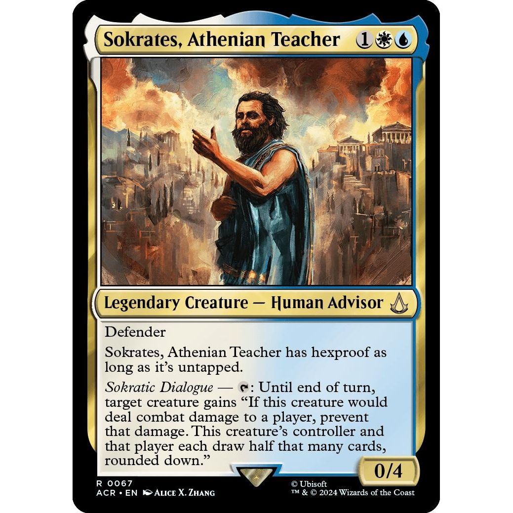 Image for Sokrates, Athenian Teacher (67) (ACR) - Magic: The Gathering