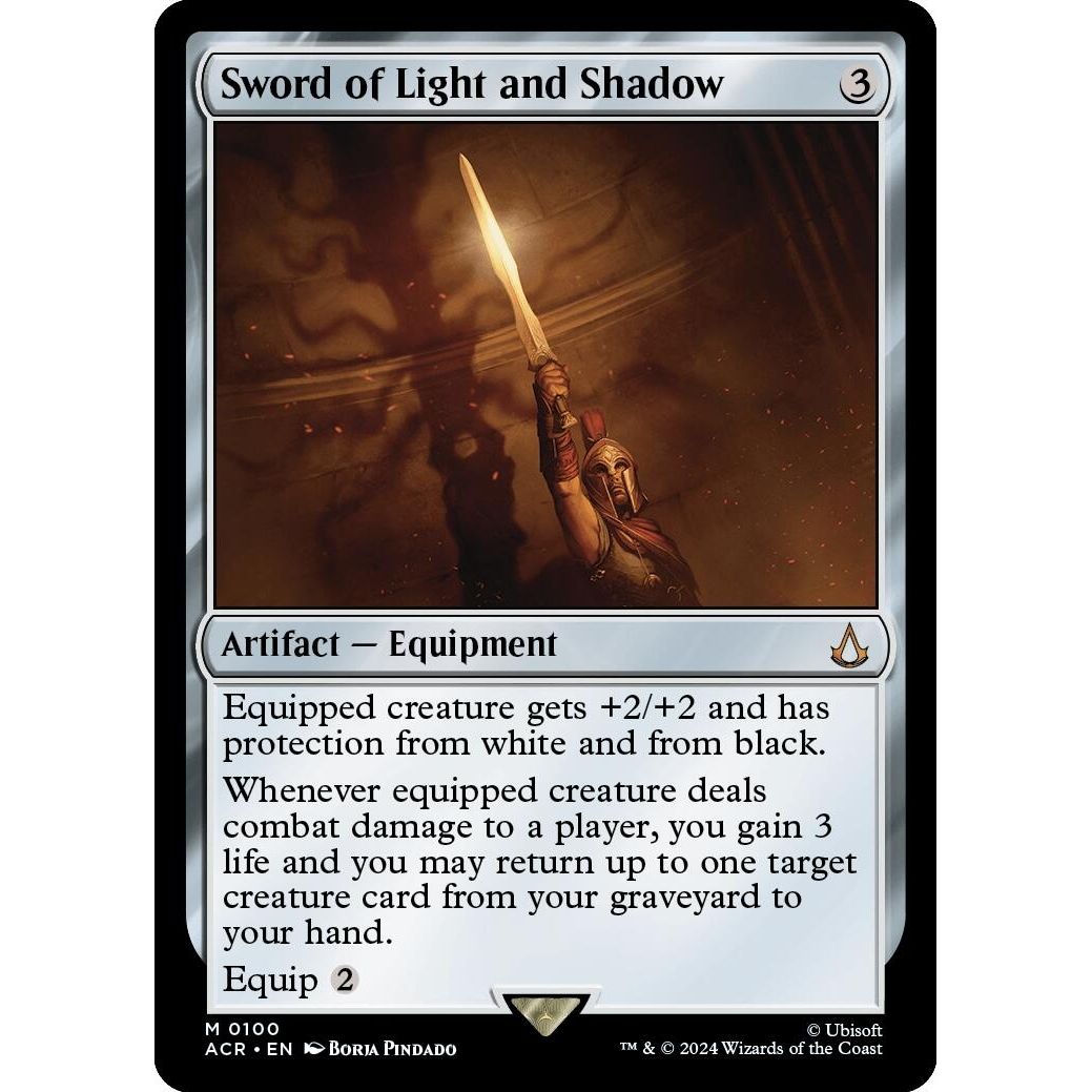 Image for Sword of Light and Shadow (100) (ACR) - Magic: The Gathering
