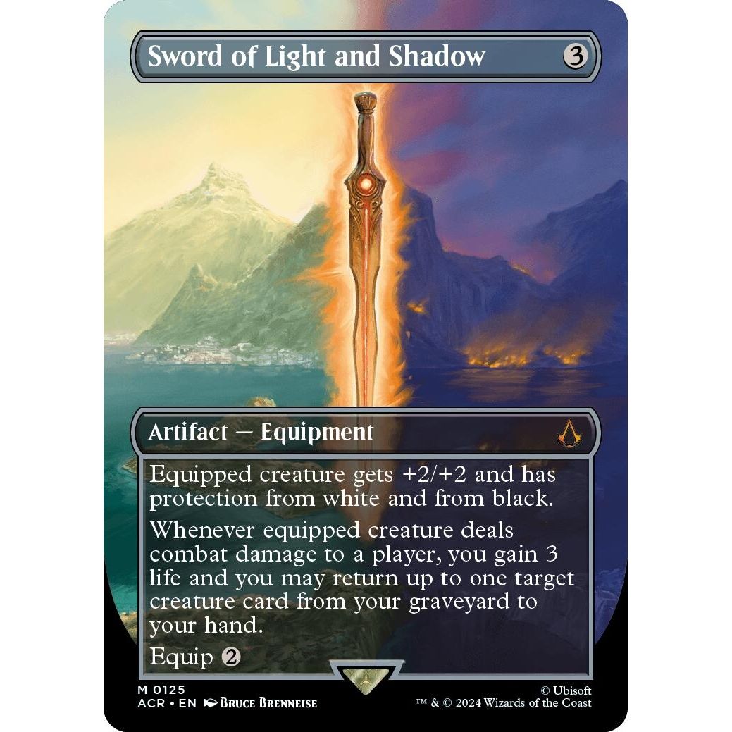 Image for Sword of Light and Shadow (Borderless) (125) (ACR) - Magic: The Gathering