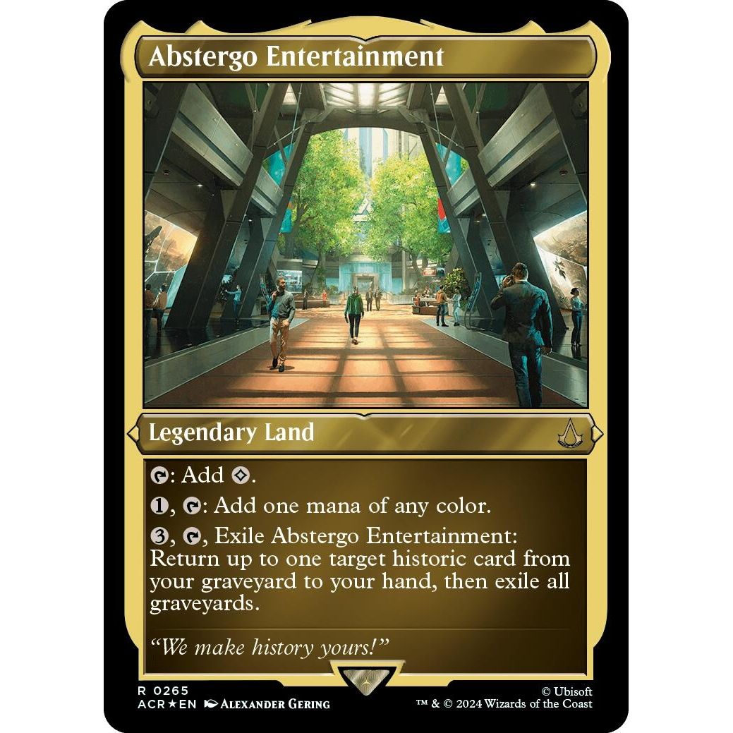 Image for Abstergo Entertainment (Foil Etched) (265) (ACR) - Magic: The Gathering