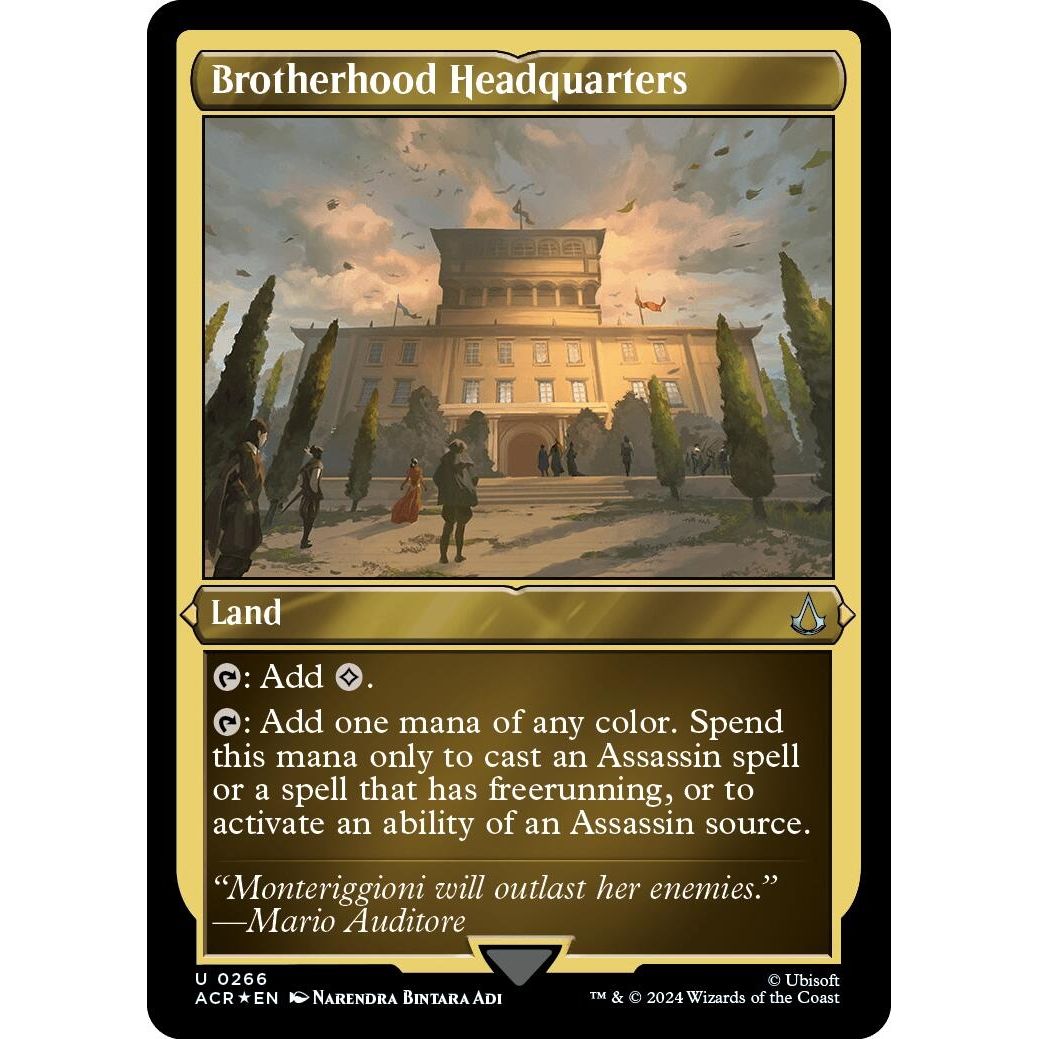 Image for Brotherhood Headquarters (Foil Etched) (266) (ACR) - Magic: The Gathering