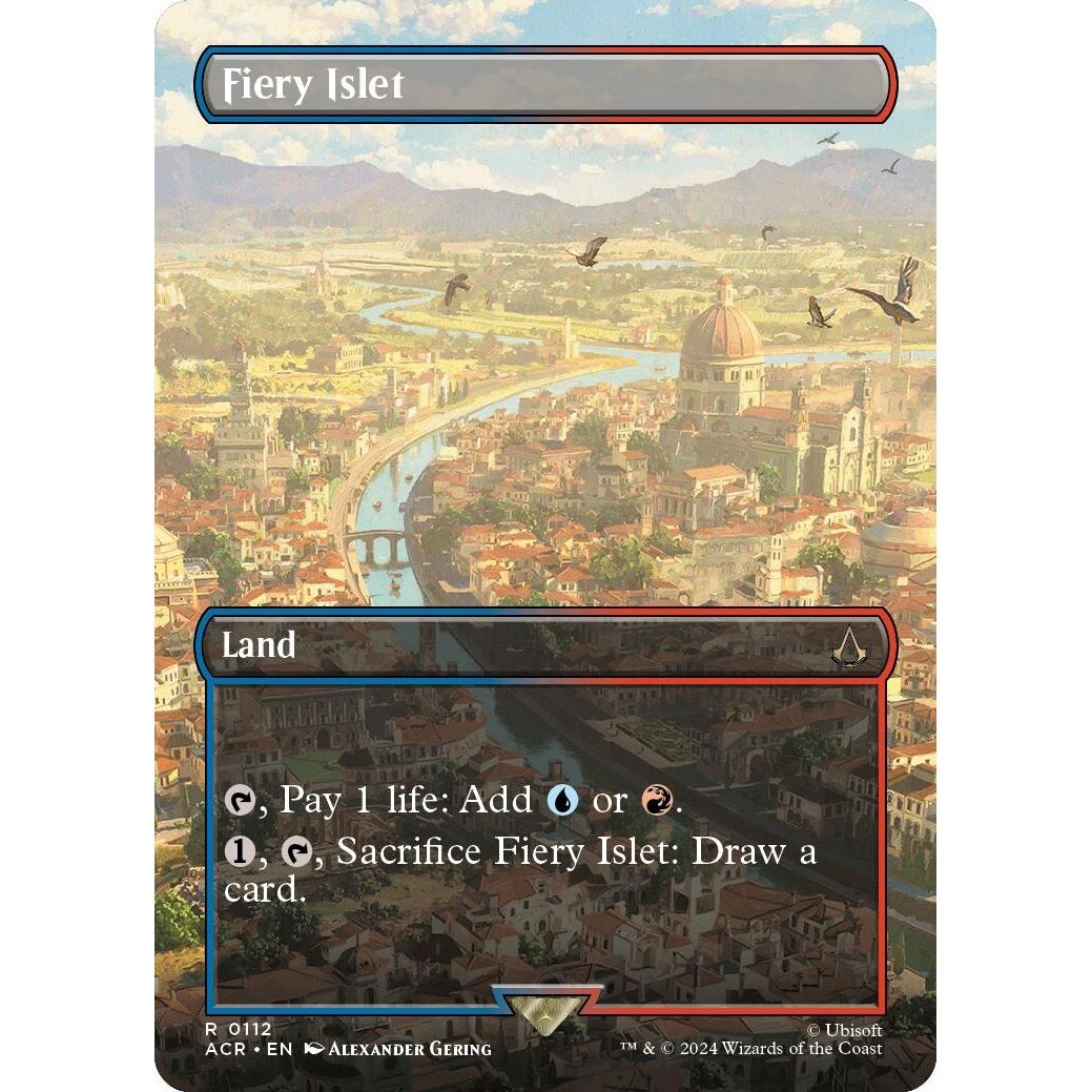 Image for Fiery Islet (Borderless) (112) (ACR) - Magic: The Gathering