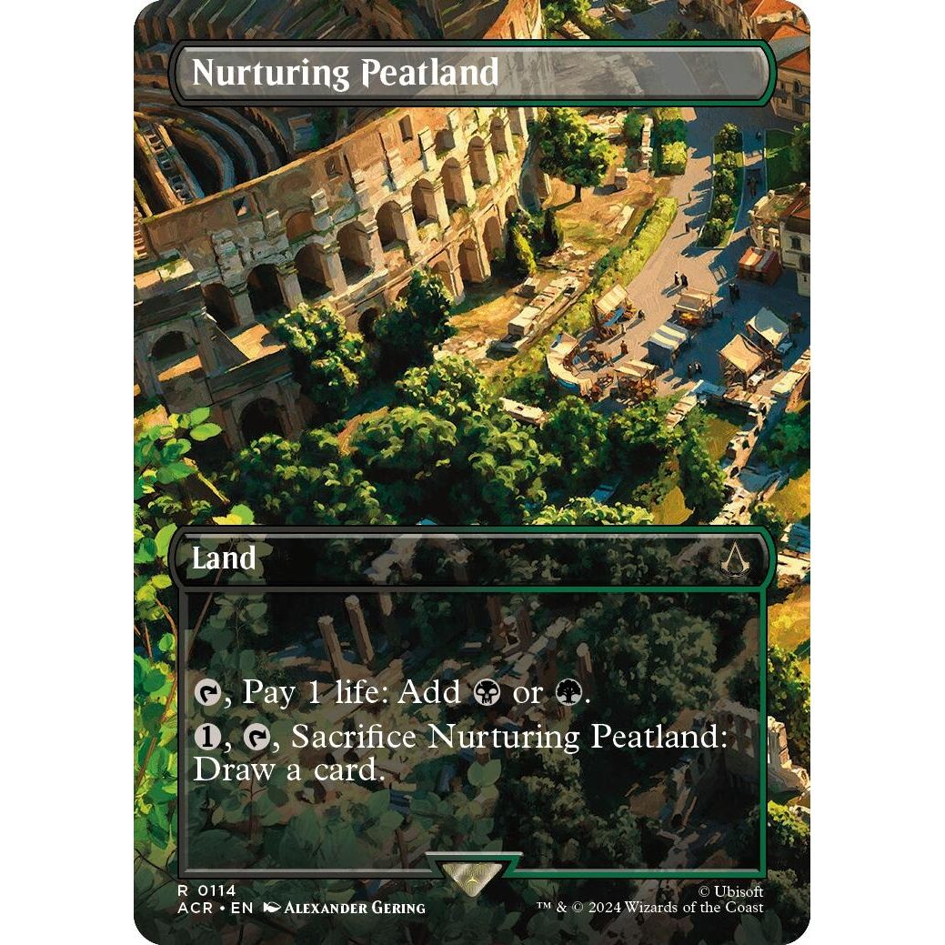 Image for Nurturing Peatland (Borderless) (114) (ACR) - Magic: The Gathering
