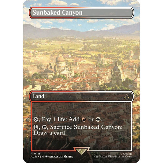 Image for Sunbaked Canyon (Borderless) (111) (ACR) - Magic: The Gathering