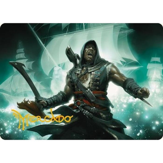 Image for Adewale, Breaker of Chains Art Card (Gold-Stamped Signature) (14) (ASACR) - Magic: The Gathering